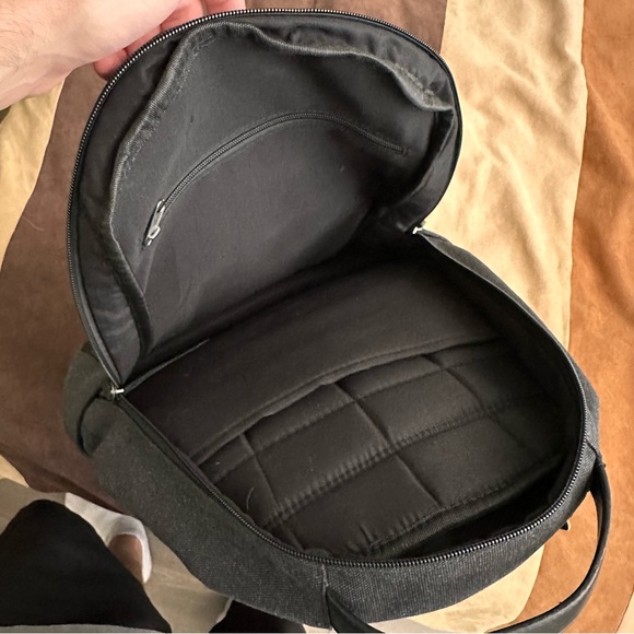 PX Landen backpack black men’s nylon and vegan leather brand new - Picture 3 of 5